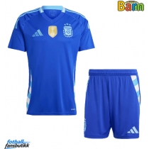 Argentina Bortedraktsett Barn Copa America 2024 Kortermet (+ Korte bukser)